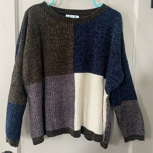 Color block sweater